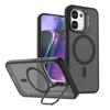 KEYSION Lens Stand Magnetic Phone Case for MagSafe for OPPO A6 Pro 5G Matte Translucent Shockproof Back Cover for OPPO A6 Pro