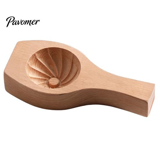 Dough Press Tool Wooden Bun Mold with Handle, Manual Baozi Maker Mold, Kitchen Baking Accessories Easy DIY Ravioli Pastry Presser Flower Edges