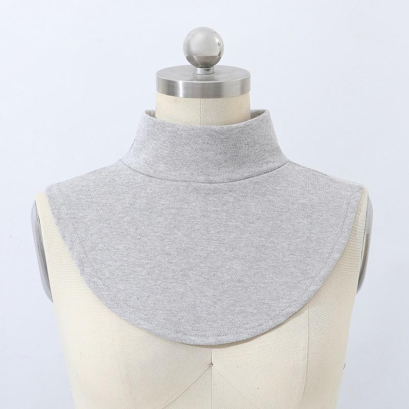 

Поддельный воротник женский универсальный поддельный воротник шарф защита шеи сон холод с полувысококачественным маленьким шейным платком светло-серый