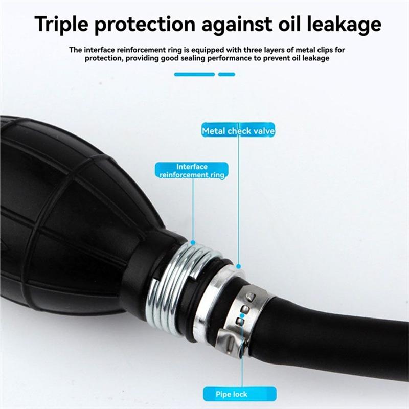 Oil Line For Outboard 8Mm Fuel Line Assembly Gas Hose Marine Pipe Motor Engine Hose Boat Pipe