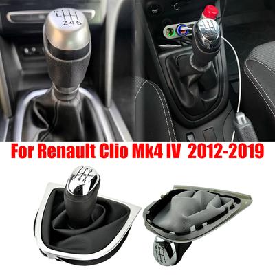 For Renault Clio 4 IV MK4 Gear Shift Knob 5/6 Speed Manual 328654134R 328651259R 328657531R 328655866R
