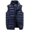 Men's Stylish Cross-Border Autumn/Winter Vest with Down Cotton - Trendy Large Size Leisure Wear for Young Men.
