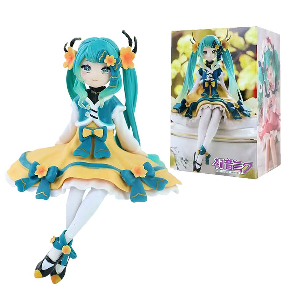 Hatsune Miku Anime Figure Toys Flower Fairy Collection MIKU Kawaii Cartoon PVC Action Figurine Model Dolls Birthdays Gifts Kids