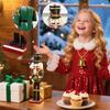 Nutcrackers Christmas Decorations Christmas Puppet Nutcracker Decoration Holiday Nut Cracker Puppet Party Supplies For Dining