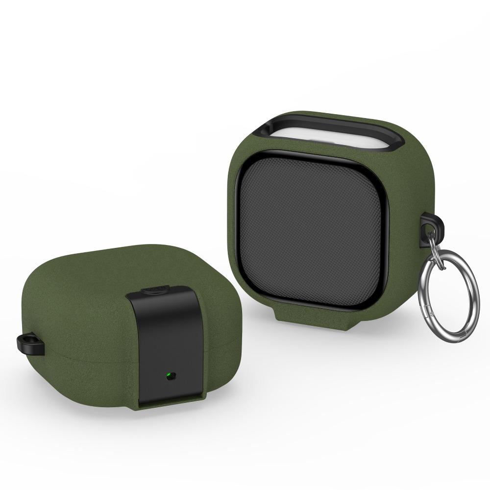 New Anti-fall Phone Holder Earphone Case with Keychain Wear-resistant Bluetooth Headphone Cover for Samsung Galaxy Buds 4/4Pro