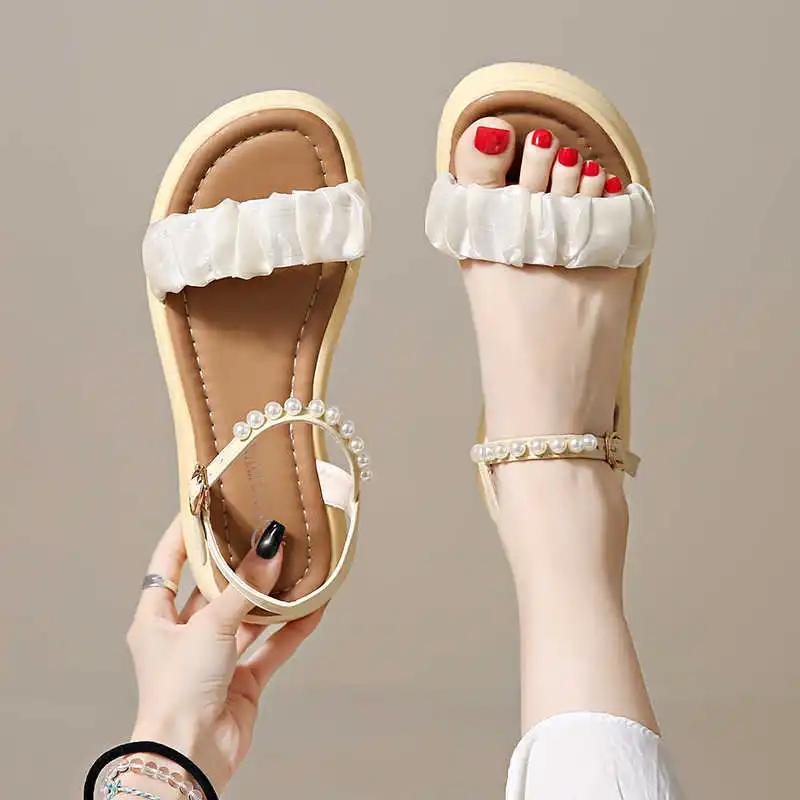 Fashion Chunky Thick Heeled Women's Room Slippers Summer Women's Flat Sandal Shoes Boots Ladies White Sneakers Sports Loafersy