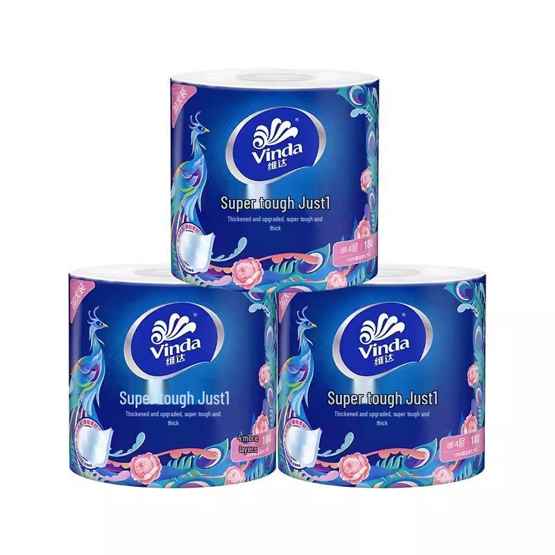 Vinda Ultra-Tough 4-Ply Cored Toilet Paper