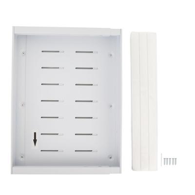 Expandable Pull Out Cabinet Organizer Adhesive Kitchen Carbon Steel Metal Slide Out Drawers White