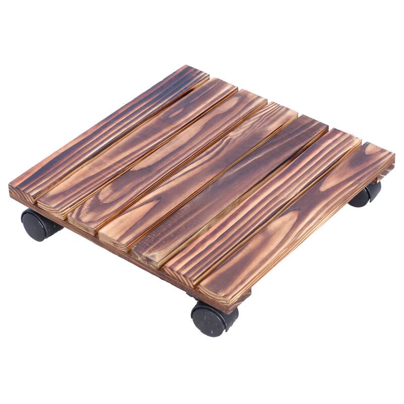 Anti-corrosion Wood Rectangular Plant Caddy