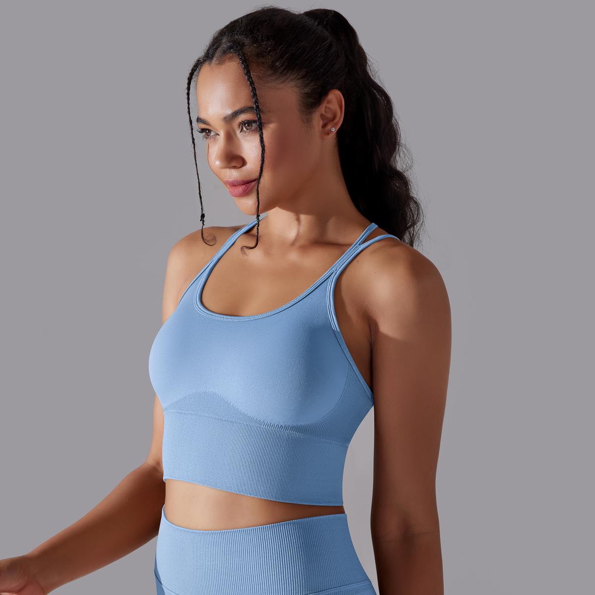 Женский сексуальный бюстгальтер для йоги — фото 16