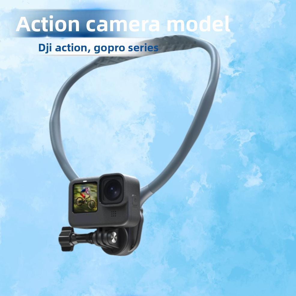 New Style Action Camera-Specific Neck Holder - Compatible With Insta360, GoPro And DJI Action Cameras