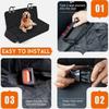 Universal Car Back Seat Cover For Dog Cat Waterproof Auto SUV Truck Rear Seat Protector Mat Nonslip Safety Carry Pet  Outing