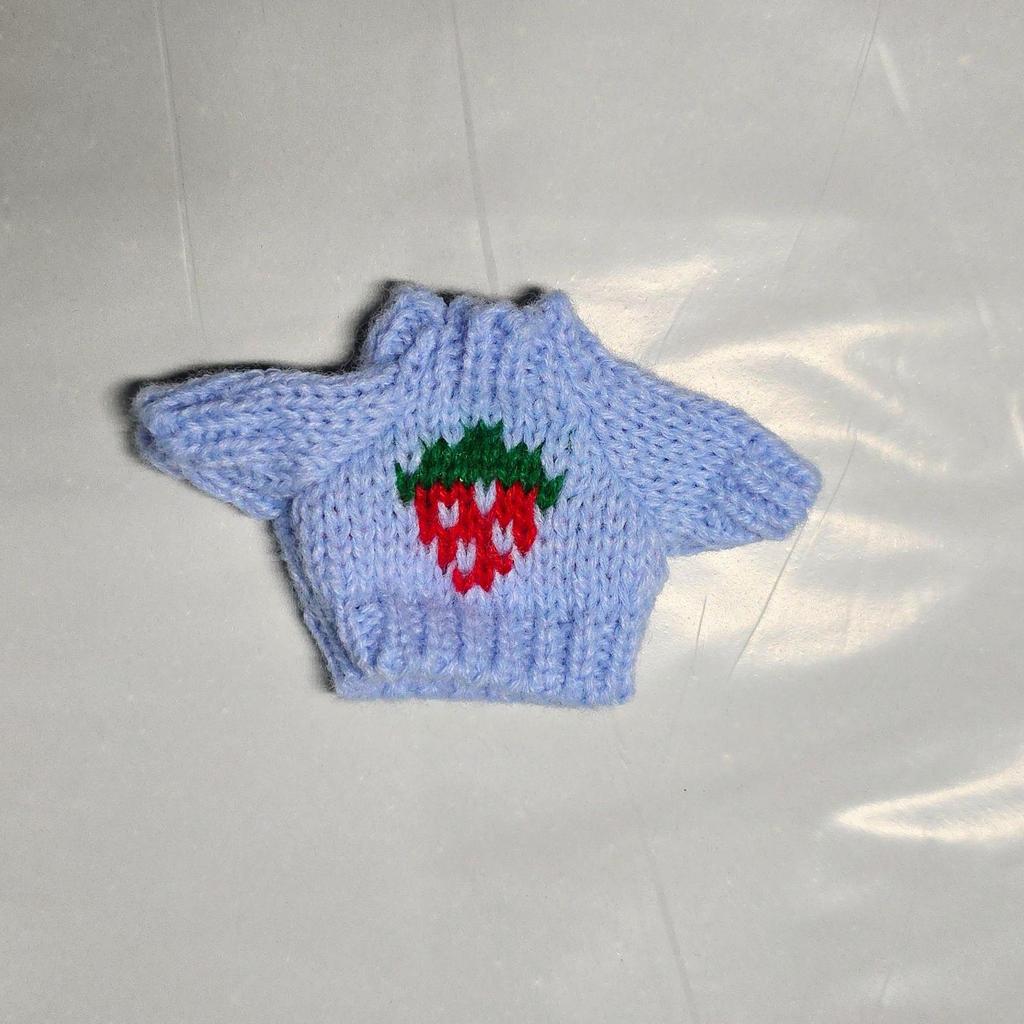 10cm Plush Doll Sweater Accessories for 13cm Palm Dog and Small Dolls