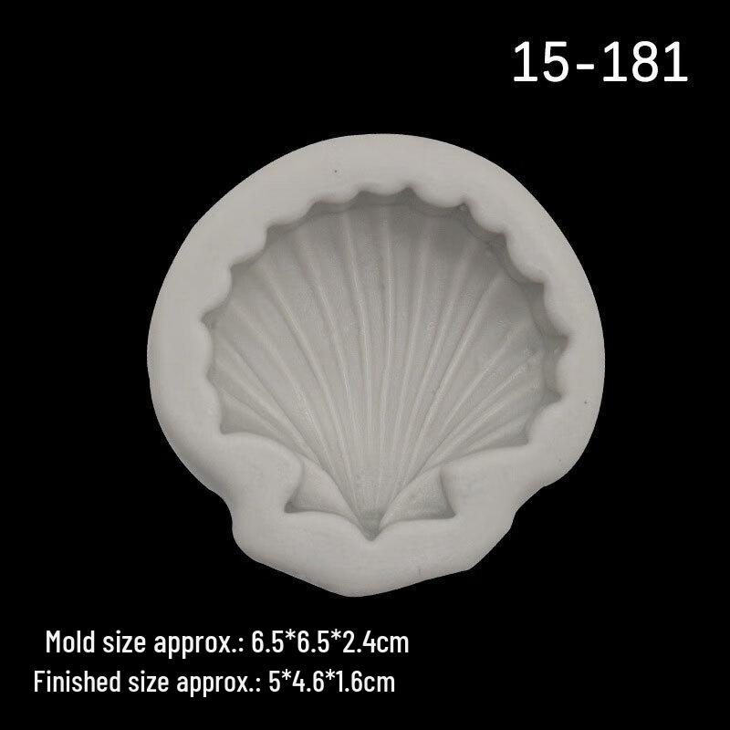 Pabe 3D Muschel Fondant Silikonform