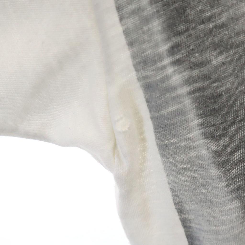 GAMMEL 90-talls Kortarmet T-skjorte Hvit system Enkeltsøm Herre Brukt