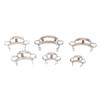 1Pc Stainless Steel Standard Ground Mouth Clip Caliber 14#19#24#29#34#45# Laboratory Clamp Heat Resisting Ground Clip Adapter