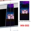 Cyberpunk Beauty Car Stickers Car B-pillar Vinyl Decals Waterproof Auto Center Pillar Sticker Cover Scratches Vehicle Decor