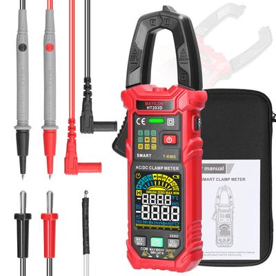 MAYILON cyfrowy multimetr cęgowy wielofunkcyjny 600V woltomierz Tester Amp woltomierz z automatycznym zakresem