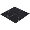 4Pcs Black (Dark Coffee) Self Adhesive Floor Decals Marble Tile Stickers  for Stairs
