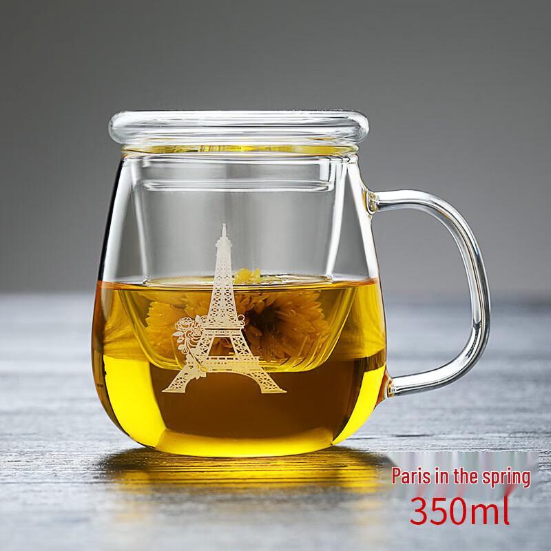 Chixing Heat-Resistant Thickened Glass Tea Mug with Infuser