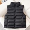 cotton clothes, vest women's short autumn and winter new leave-in vest, stand-up collar fashion coat