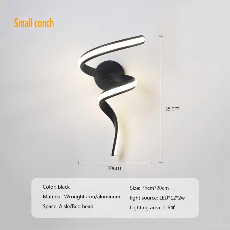 Modern Minimalist LED Wall Lamp Home Indoor Decor Wall Sconce For Living Room Bedroom Bedside Lustres Backgroud Light Decoration