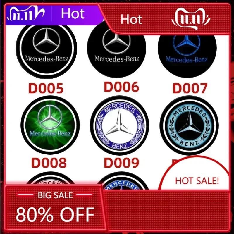 Car Sticker New 2025 For Mercedes Benz 2x Auto Door Projector Lamp For Mercedes Benz R ML GL Class W215 W164 X164 2019 LED Car D