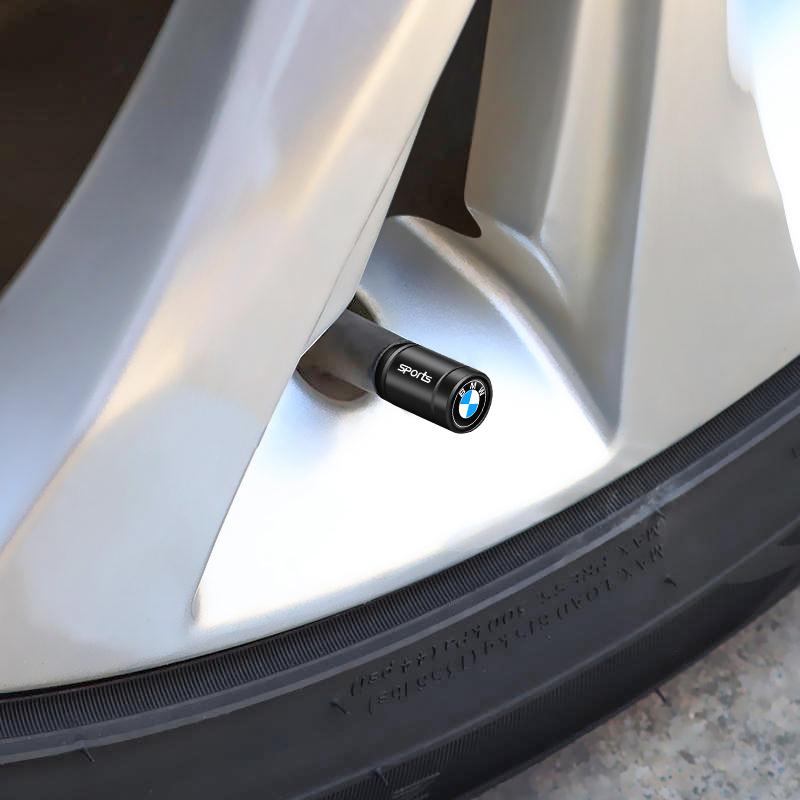 4Pcs Aluminum Car Wheel Tire Valve Cap Dustproof For BMW X1 X2 X3 X5 X4 X6 X7 G30 G20 G32 G11 G12 F40 F30 F20 F10 F34 F07 F44 OH6