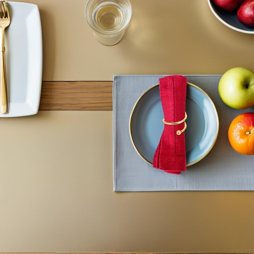 12pcs Metal Napkin Rings Gold Table Setting Decor For Wedding Party Holiday Banquet Fall Christmas Thanksgiving Serviette