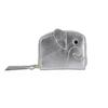 Lizdays Women's Elephant-Shaped Mini Wallet, Compact, with Card Case, Bifold Wallet, Cute (Silver)