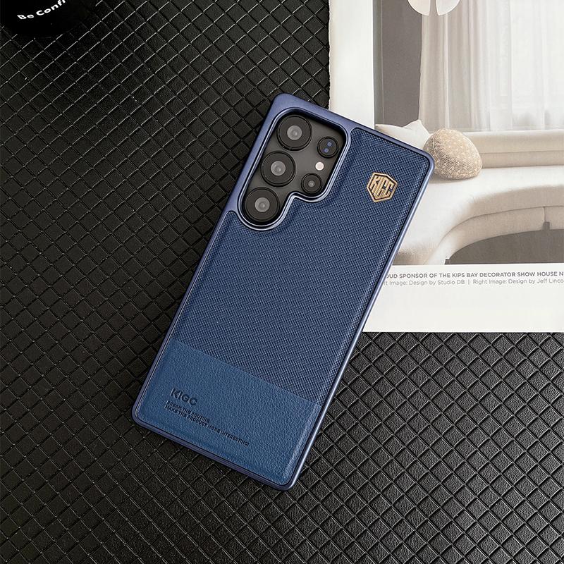 For Samsung Galaxy S23 S24 S25 Ultra Plus Case KIGC Ultimate Perfection Series Matte Leather Back Cover