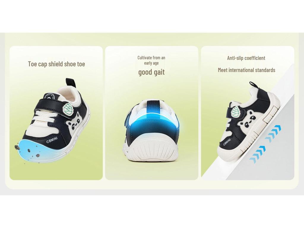 Yingbeimi Kids' 2026 Spring Panda Walker Shoes for Infants & Toddlers