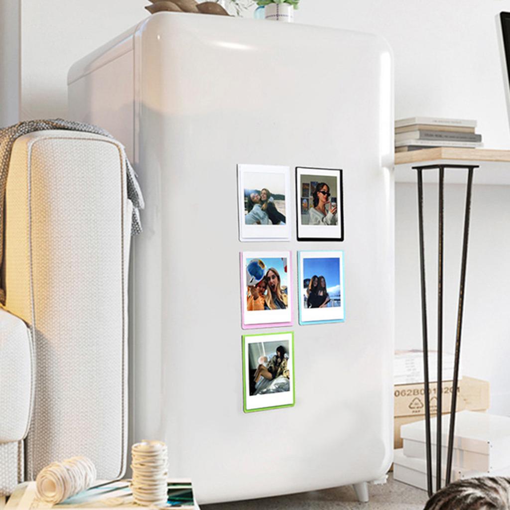 Reusable Blank Photo Insert Magnets Magnetic Pictures Frame Photo Sleeves Easily Change and Stick Wide Photos On Metal