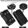 Magnetic Key Box Under Car Vehicles, Hide A Key Magnetic Under Car Key Holder Spare Key Hider, Waterproof Hidden Key Holder Case for Outdoor Travel,