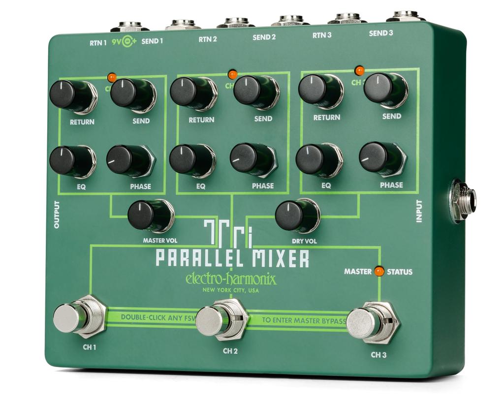 Parallel Mixer Effects Loop Mixing Hub electro-harmonix/Tri Mixer/Switcher Electro-harmonix