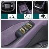 For Xpeng P7 2025 + Car Styling Carbon Fiber Interior Gear Shift Steering Wheel Window Control Panel Rear Air Vent Outlet Cover