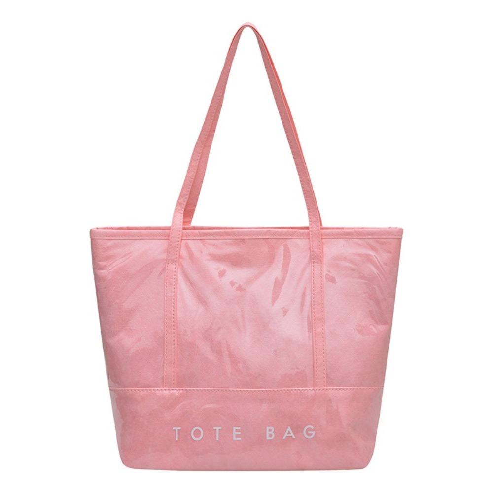 Multi Function PVC Tote Bag Waterproof Armpit Bags Cute Beach Bag Swimming розовый