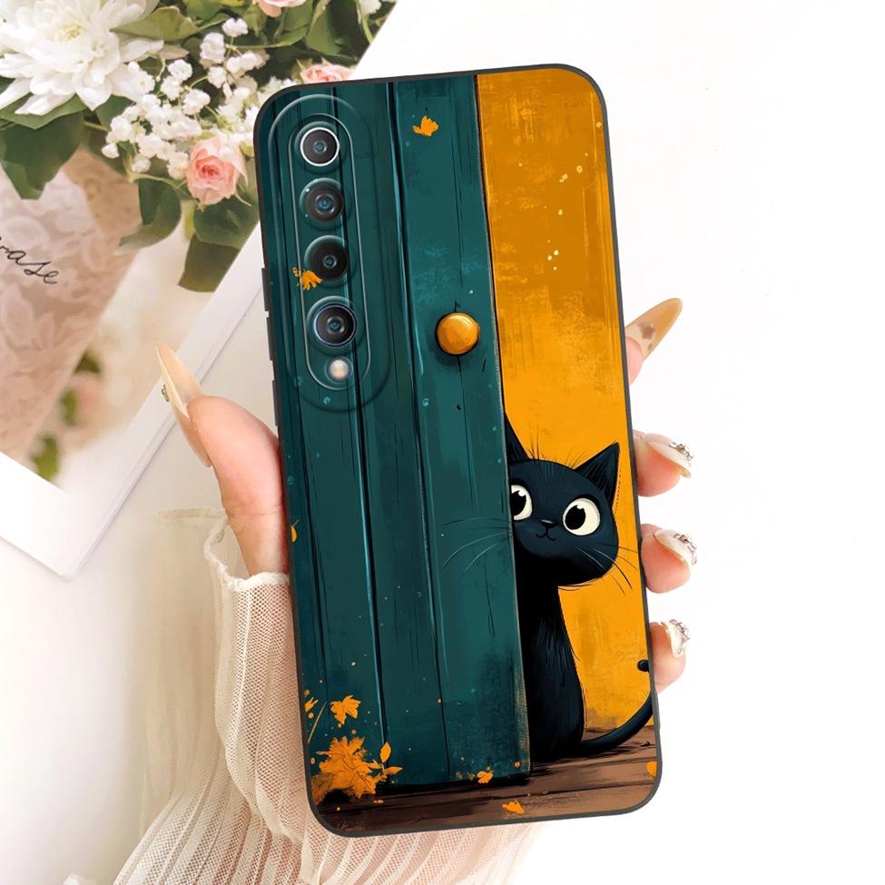 For Xiaomi Mi 10 Case Fashion Cartoon Cute Funny Painted Silicone Phone Casing M2001J2G M2001J2I