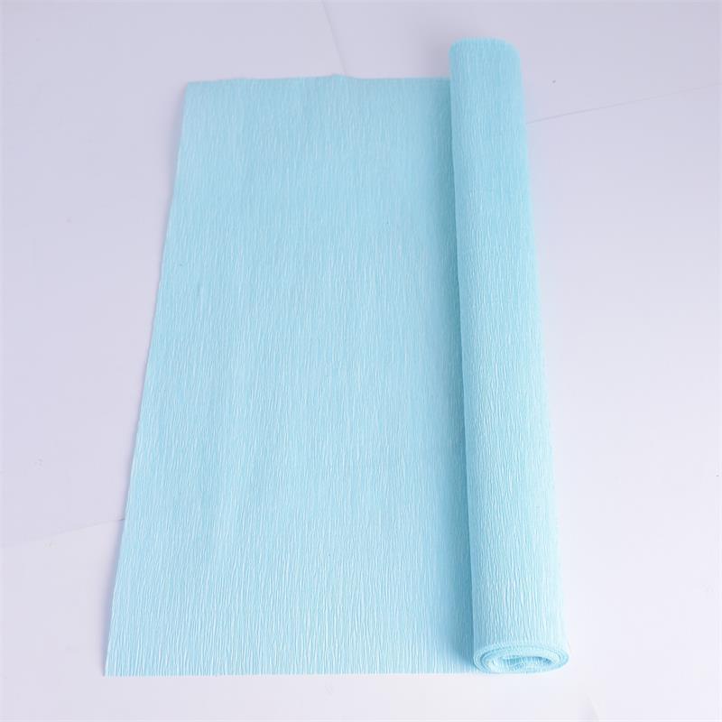 Thickened Colored Crepe Paper for DIY Flowers, Stretchable Ruffled Paper for Kindergarten Crafts