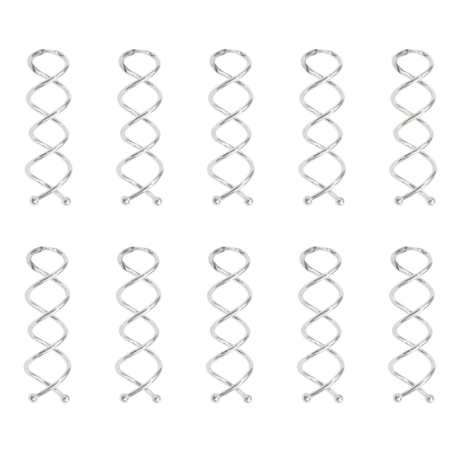 

10 шт. Металеві спіральні шпильки для волосся, шпильки для волосся, брошки, шпильки для пучка, палички для волосся для жінок, дівчат, весільні аксесуари, прикраси