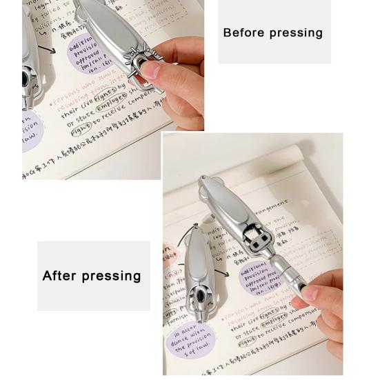 Office Ink Gel Pen Removable Refill Design Smooth Writing Ballpoint Pen Novelty Squid Transforming Pen Stationery Gift