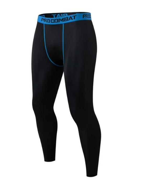 Men's Quick-Dry Elastic Sports Tights for Running, Training, and Fitness - Long & Short Options