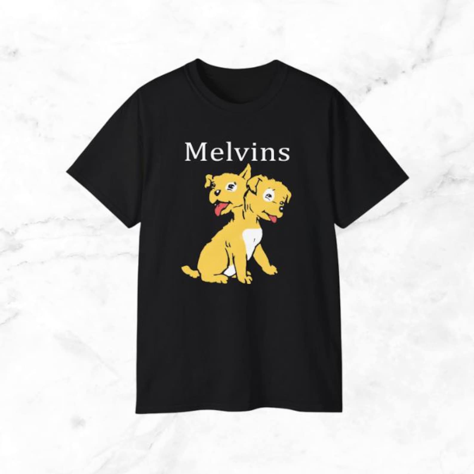 Melvins Houdini - Two Headed Dog - Vintage Metal T-Shirt Unisex Cotton Tee L