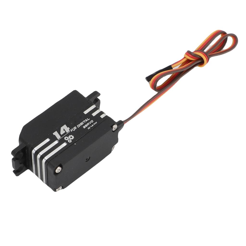 Digital Servo Motor 180 degrees  Rotation 14KG High Speed Torsion Servo Motor for RC Car Truck Crawler Boat Robot