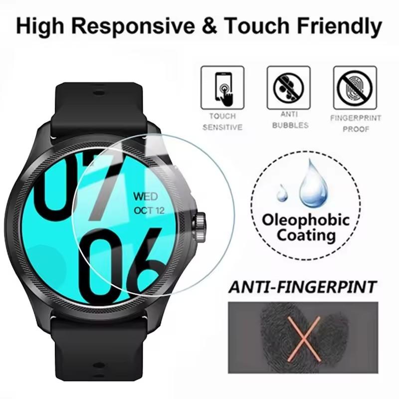 3PCS 9H HD Tempered Glass for TicWatch Pro 5 / 3 Ultra / GTX / 2 Screen Protector Protective Glass Film Screen Film