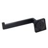 Stainless Steel Toilet Paper Holder Corrosion Resistance Tissue Rack for Bathroom Kitchen (Black)