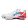 Li-Ning Bequeme Einfache Leichte Rebound Low-Top Badmintonschuhe Unisex Schuhe Weiß Rot AYZU015-2