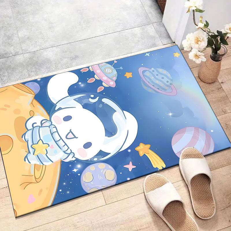 1pc Sanrio Cinnamoroll3 Design Printed Area Rug Carpet for Bedroom Living Room Home Decor Rugs Mat Non Slip Mat Rug for Bedside