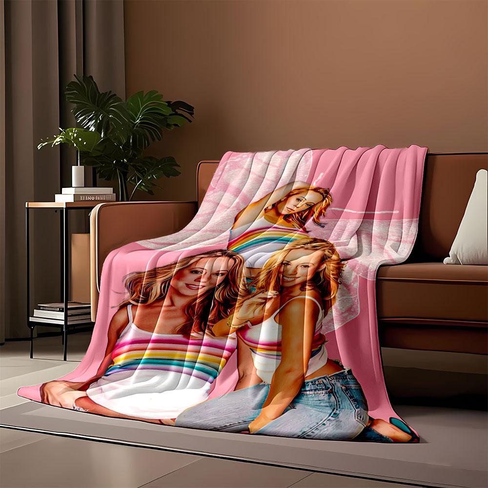 Pink Fairy Trio Blanket for all seasons blanket lunch break throw gift