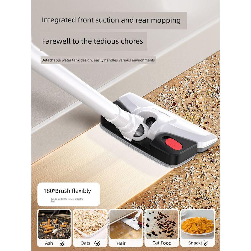 Vacuum Cleaner for Home Use, Large Suction Power, Wireless, Small Handheld Carpet Sweeper, Vacuum and Mop All-In-One Machine, Ultra-Quiet and Powerful